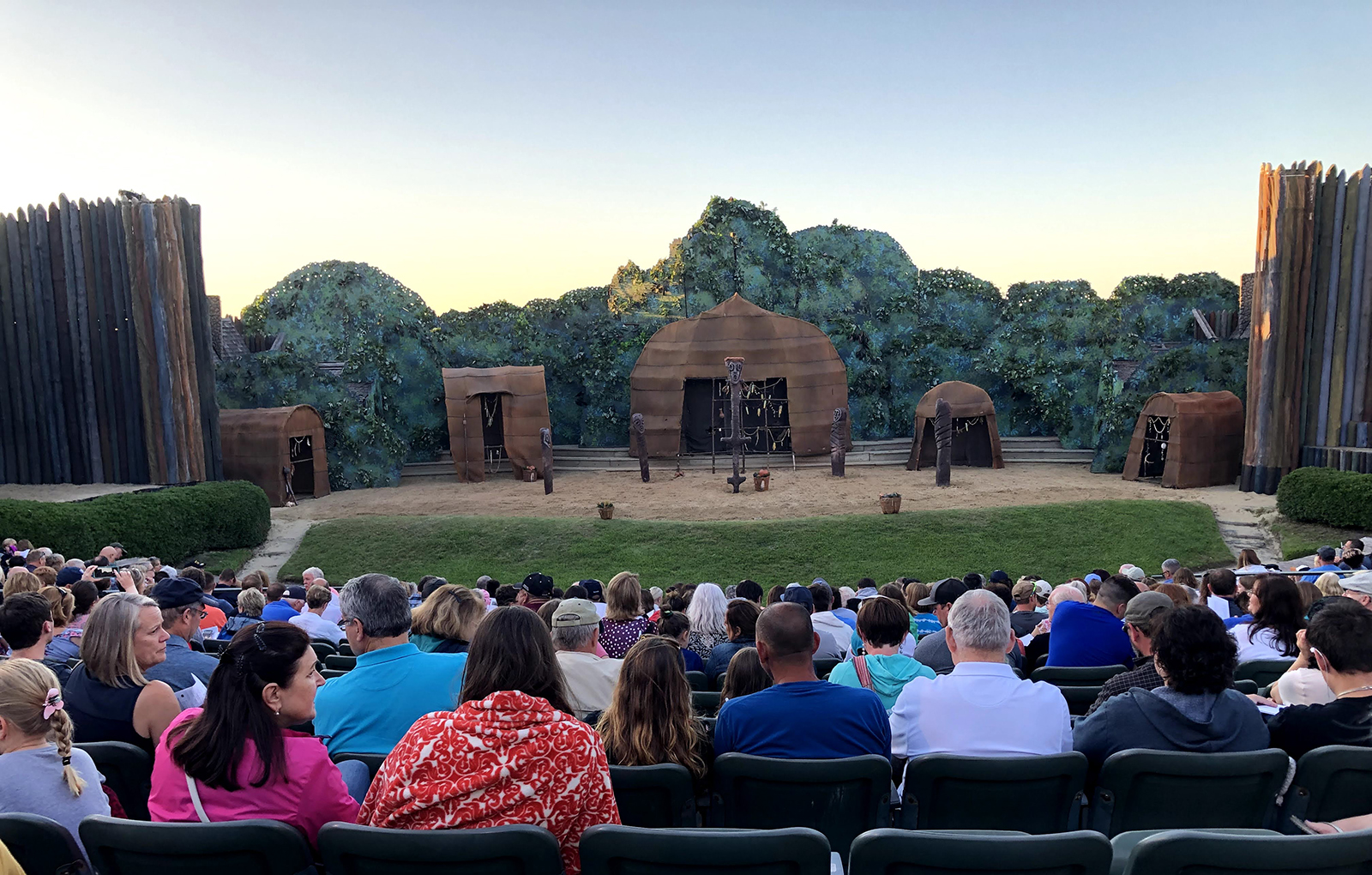 Behind The Scenes The Lost Colony Twiddy Blog   Waterside Theatre 