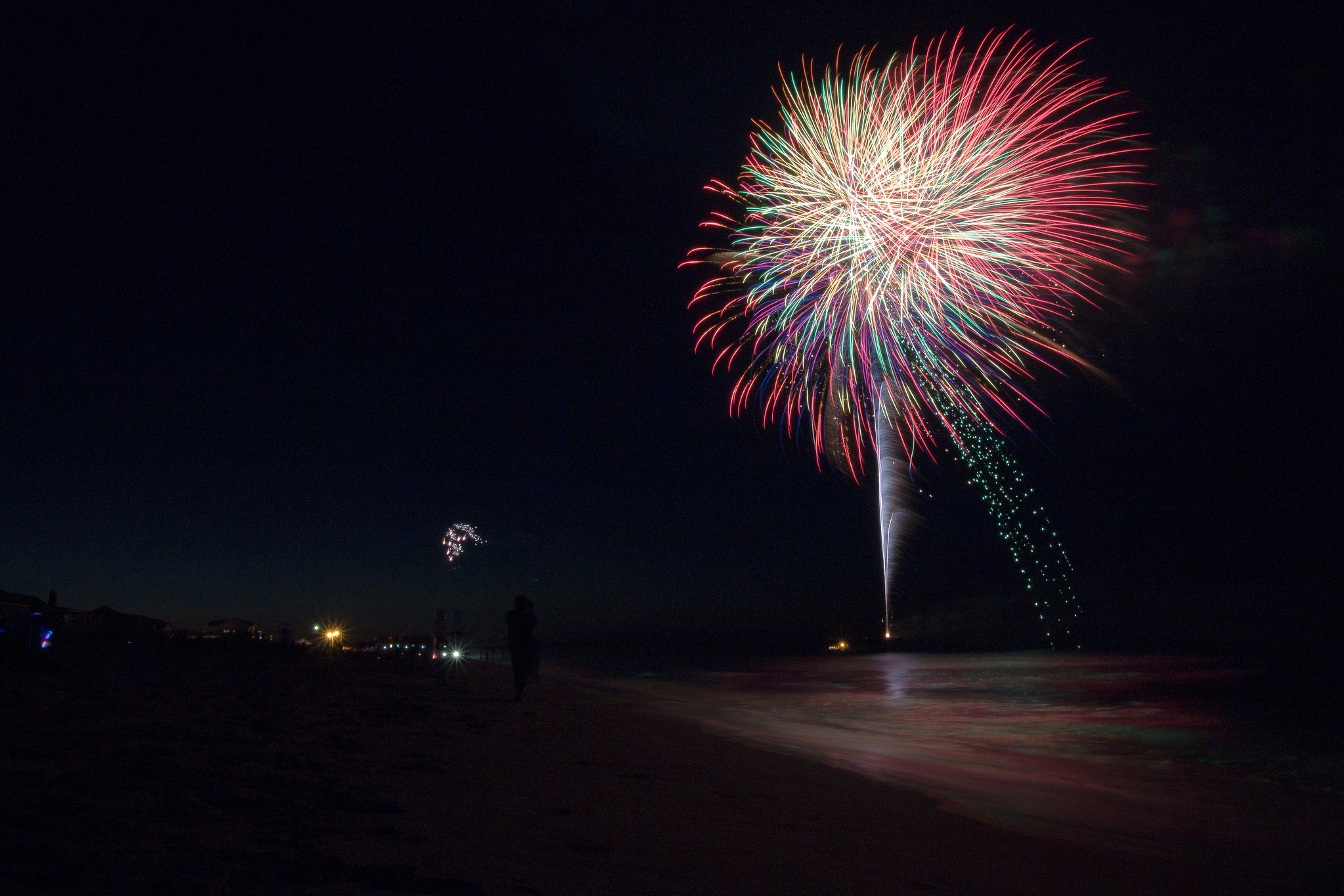outer banks in july fireworks
