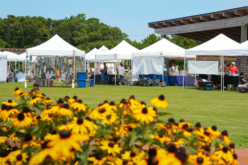 Dowdy Park Farmers Market Outer Banks in July