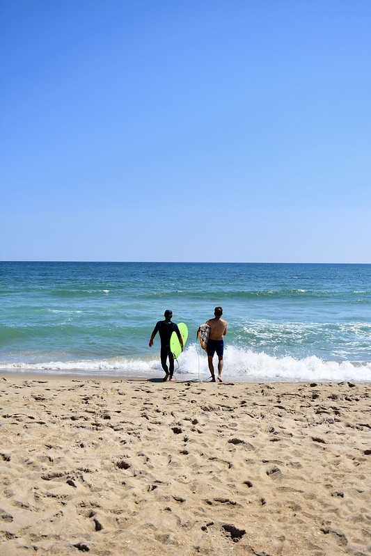 twiddy intern day off surfing