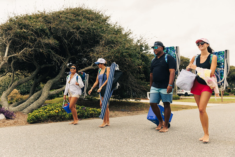 walking to beach on your 2026 Outer Banks vacation